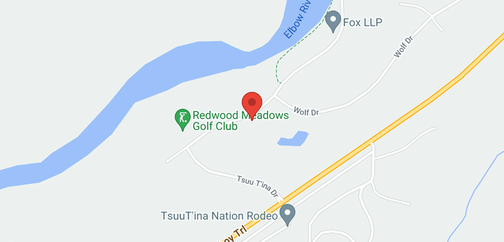 map of 108 Redwood Meadows DR